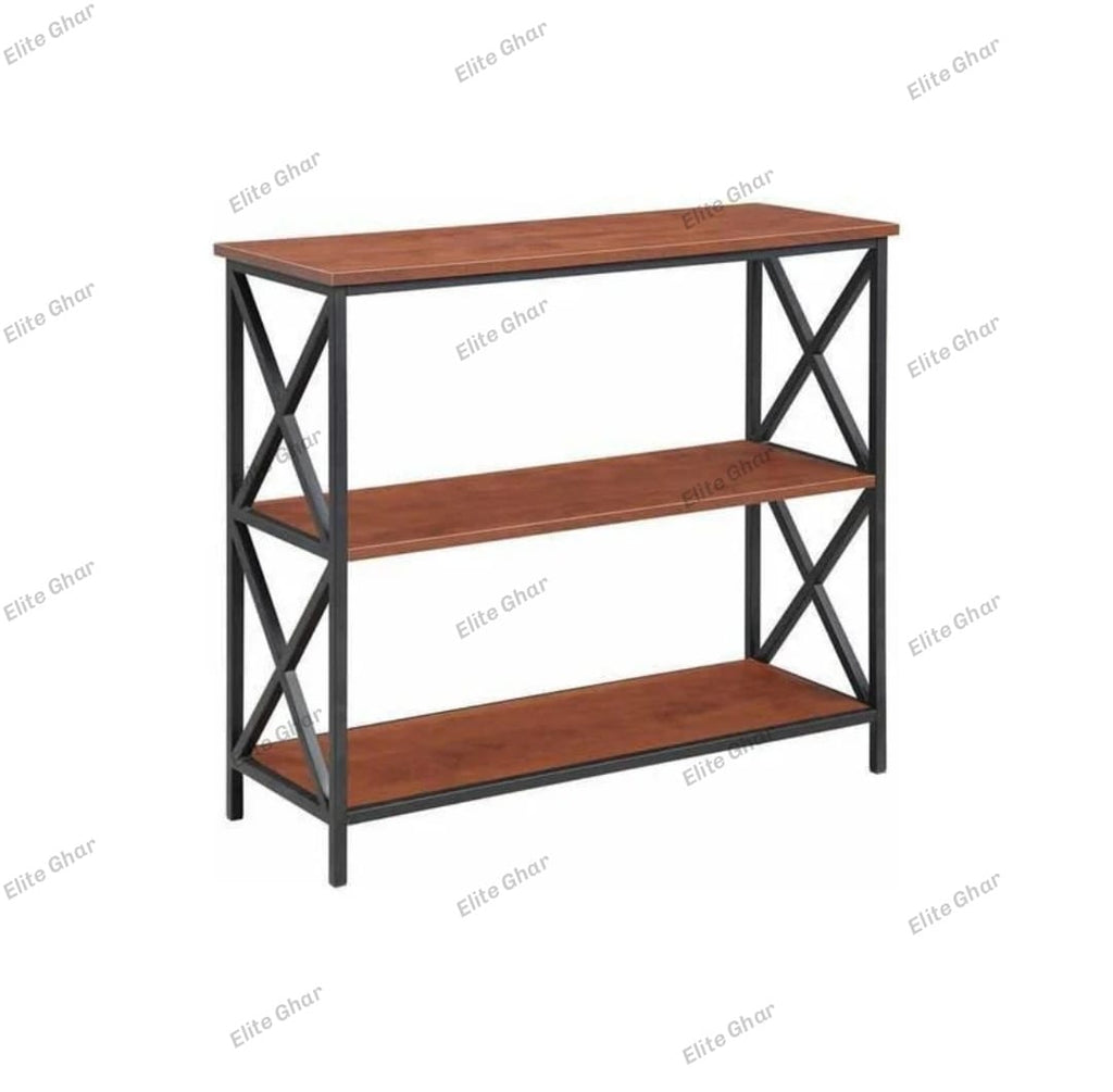 Bookcase Console Organizer Decor Rack