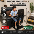 Height adjustable Table for Bed & Sofa , 360° Swivel, Height Adjustable