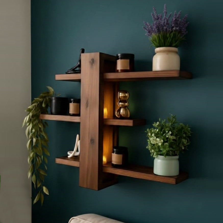 Modern Handmade Floating Shelves for Wall
