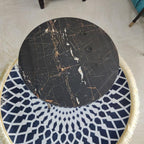Round Gold & Glory Nesting Table . Single Pcs