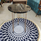 Round Gold & Glory Nesting Table . Single Pcs