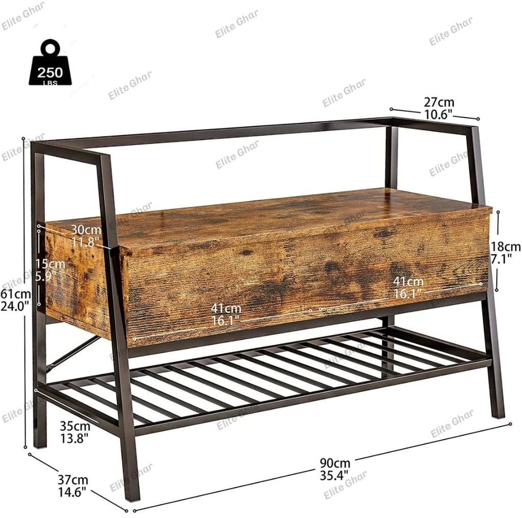Storage Organizer Shoe Bench