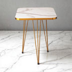 Square Gold & Glory Nesting Table . Single Pcs