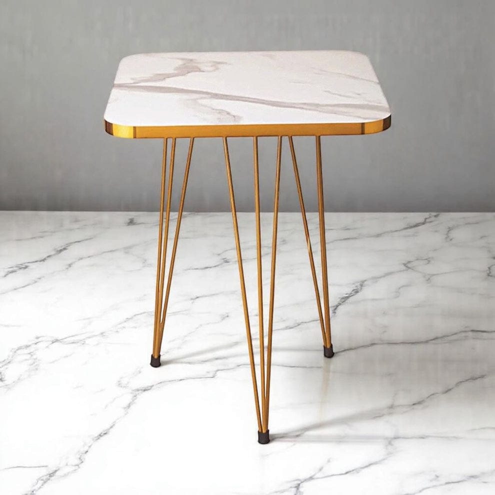 Square Gold & Glory Nesting Table . Single Pcs